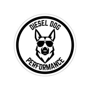 Diesel Dog Performance Stickers 4"x4"